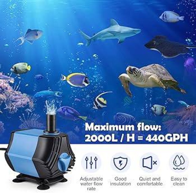 Aquarium water pump model wb-t (1)